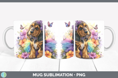 GorgeousDogs 02 Rainbow Summer Mug Wrap design.