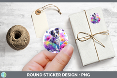 GorgeousDogs 02 Rainbow Summer Stickers design.