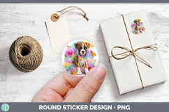 GorgeousDogs 02 Rainbow Summer Stickers design.