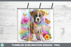 GorgeousDogs 02 Rainbow Summer Tumbler design.