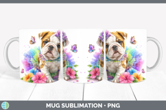 GorgeousDogs 02 Rainbow Summer Mug Wrap design.
