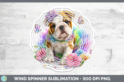 GorgeousDogs 02 Rainbow Summer Wind Spinner design.