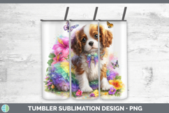 GorgeousDogs 02 Rainbow Summer Tumbler design.