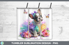 GorgeousDogs 02 Rainbow Summer Tumbler design.