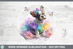 GorgeousDogs 02 Rainbow Summer Wind Spinner design.