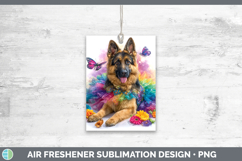 GorgeousDogs 02 Rainbow Summer Air Freshener design.