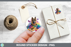 GorgeousDogs 02 Rainbow Summer Stickers design.
