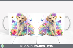 GorgeousDogs 02 Rainbow Summer Mug Wrap design.