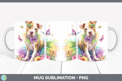 GorgeousDogs 02 Rainbow Summer Mug Wrap design.
