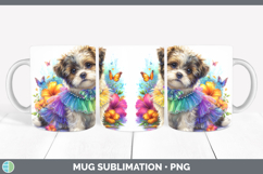 GorgeousDogs 02 Rainbow Summer Mug Wrap design.