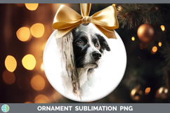 GorgeousDogs 02 Tree Peek Ornament design.