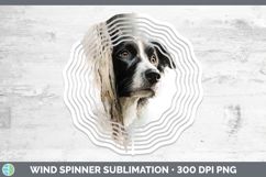 GorgeousDogs 02 Tree Peek Wind Spinner design.