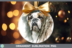 GorgeousDogs 02 Tree Peek Ornament design.