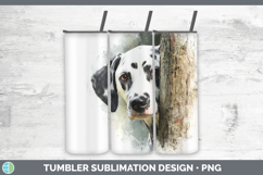 GorgeousDogs 02 Tree Peek Tumbler design.