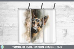 GorgeousDogs 02 Tree Peek Tumbler design.