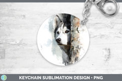 GorgeousDogs 02 Tree Peek Keychain design.