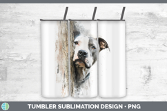 GorgeousDogs 02 Tree Peek Tumbler design.