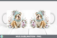 GorgeousDogs 02 Winter Knit Hat Mug Wrap design.