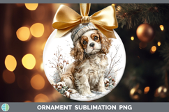 GorgeousDogs 02 Winter Knit Hat Ornament design.