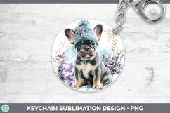 GorgeousDogs 02 Winter Knit Hat Keychain design.