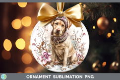 GorgeousDogs 02 Winter Knit Hat Ornament design.