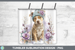 GorgeousDogs 02 Winter Knit Hat Tumbler design.