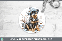 GorgeousDogs 02 Winter Knit Hat Keychain design.