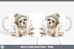 GorgeousDogs 02 Winter Knit Hat Mug Wrap design.