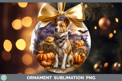 GorgeousDogs 03 Bandana Halloween Ornament design.