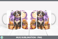 GorgeousDogs 03 Bandana Halloween Mug Wrap design.