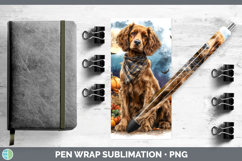 GorgeousDogs 03 Bandana Halloween Pen Wrap design.