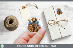 GorgeousDogs 03 Bandana Halloween Stickers design.