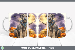 GorgeousDogs 03 Bandana Halloween Mug Wrap design.