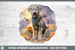 GorgeousDogs 03 Bandana Halloween Wind Spinner design.