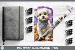 GorgeousDogs 03 Bandana Halloween Pen Wrap design.