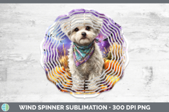 GorgeousDogs 03 Bandana Halloween Wind Spinner design.