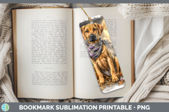 GorgeousDogs 03 Bandana Halloween Bookmark design.
