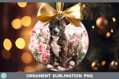 GorgeousDogs 03 Checker Valentine Ornament design.