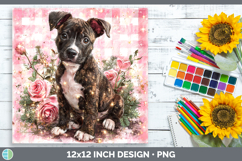 GorgeousDogs 03 Checker Valentine Paper Backgrounds design.