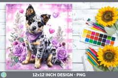 GorgeousDogs 03 Checker Valentine Paper Backgrounds design.