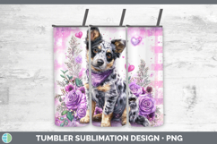 GorgeousDogs 03 Checker Valentine Tumbler design.