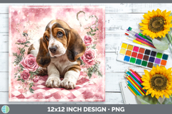 GorgeousDogs 03 Checker Valentine Paper Backgrounds design.