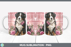 GorgeousDogs 03 Checker Valentine Mug Wrap design.