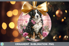 GorgeousDogs 03 Checker Valentine Ornament design.
