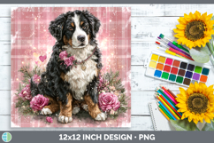 GorgeousDogs 03 Checker Valentine Paper Backgrounds design.