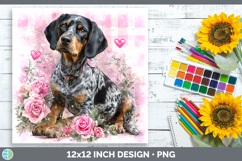 GorgeousDogs 03 Checker Valentine Paper Backgrounds design.