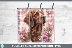 GorgeousDogs 03 Checker Valentine Tumbler design.