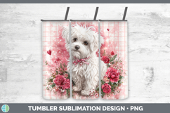 GorgeousDogs 03 Checker Valentine Tumbler design.