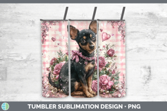 GorgeousDogs 03 Checker Valentine Tumbler design.