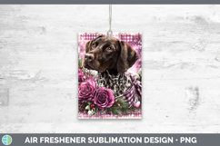 GorgeousDogs 03 Checker Valentine Air Freshener design.